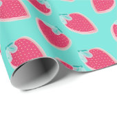 Vruchtpatroon met aardbeiboomvrucht cadeaupapier (Rol Hoek)