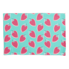 Vruchtpatroon met aardbeiboomvrucht kussensloop