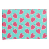 Vruchtpatroon met aardbeiboomvrucht kussensloop (Voorkant-Rechts)