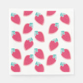 Vruchtpatroon met aardbeiboomvrucht servetten (Voorkant)