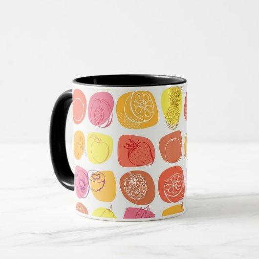 Vruchtpatroon Mok (Voorkant links)