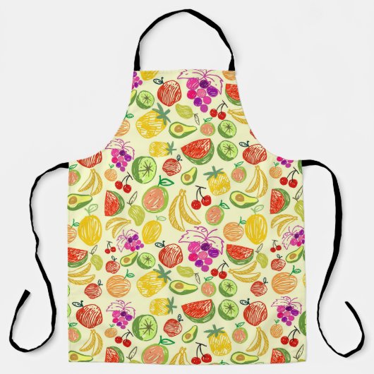 Vruchtpatroon Schort (Voorkant)