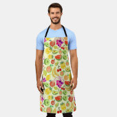 Vruchtpatroon Schort (Gedragen)