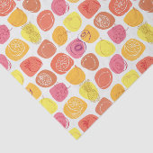 Vruchtpatroon Tissuepapier (Detail)