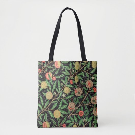 Vruchtpatroon van William Morris Tote Bag (Voorkant)
