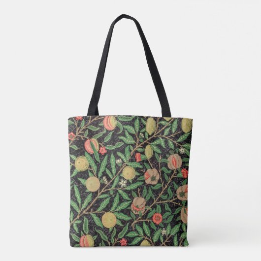 Vruchtpatroon van William Morris Tote Bag (Achterkant)