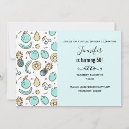 Vruchtpatroonoverzicht als virtuele dag beschouwd kaart