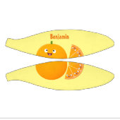 Vruchtrijke cartoon van oranje citrusvruchten basketbal (Panelen)