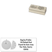 Vruchtrijke cartoon van oranje citrusvruchten rubberstempel (Gestempeld)