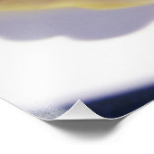 Vruchtsalade met ijs. foto afdruk (Hoek)