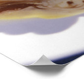 Vruchtsalade met ijs. poster (Hoek)