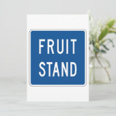 Vruchtstandaard Kaart (Staand voorkant)