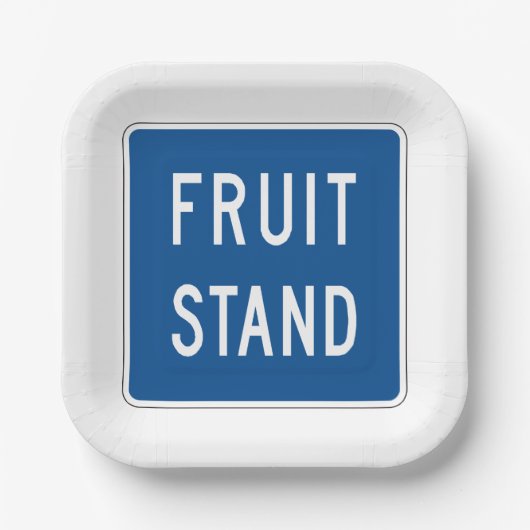 Vruchtstandaard Papieren Bordje (Voorkant)