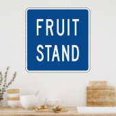 Vruchtstandaard Poster (Keuken)