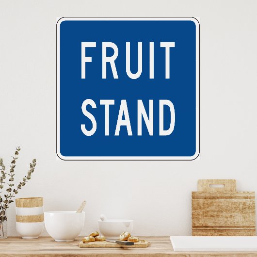 Vruchtstandaard Poster (Keuken)