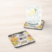 Vruchtstandaard van Gustave Caillebotte,  kunst Bier Onderzetter (Rechterzijde)