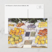 Vruchtstandaard van Gustave Caillebotte,  Kunst Briefkaart (Voorkant / Achterkant)