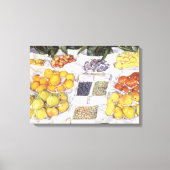 Vruchtstandaard van Gustave Caillebotte,  kunst Canvas Afdruk (Voorkant)