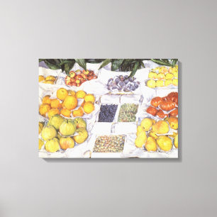 Vruchtstandaard van Gustave Caillebotte,  kunst Canvas Afdruk