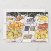 Vruchtstandaard van Gustave Caillebotte,  kunst Kaart (Voorkant)