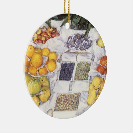 Vruchtstandaard van Gustave Caillebotte,  kunst Keramisch Ornament (Rechts)