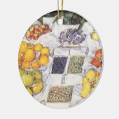 Vruchtstandaard van Gustave Caillebotte,  kunst Keramisch Ornament (Links)