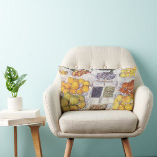 Vruchtstandaard van Gustave Caillebotte, kunst Kussen