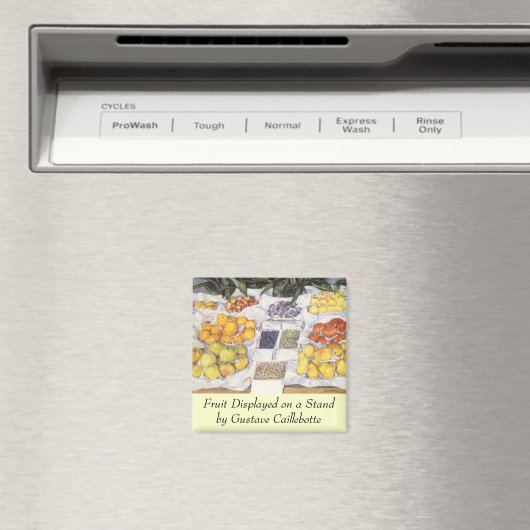 Vruchtstandaard van Gustave Caillebotte,  kunst Magneet (Insitu (Vaatwasser))