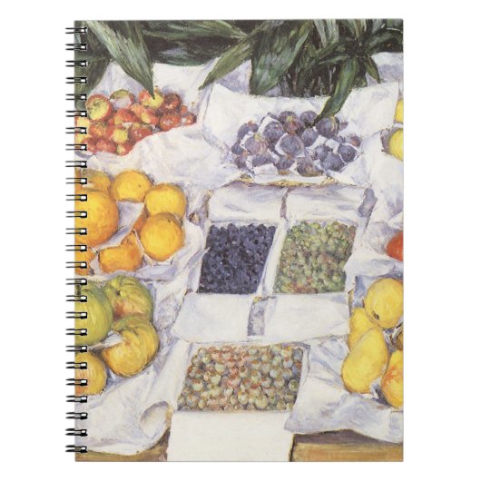 Vruchtstandaard van Gustave Caillebotte,  kunst Notitieboek (Voorkant)