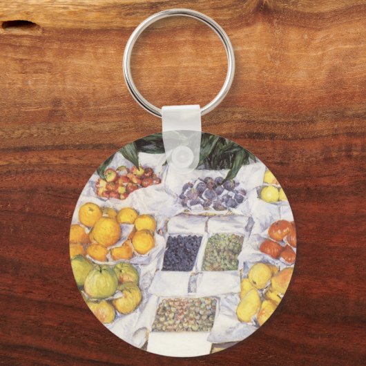 Vruchtstandaard van Gustave Caillebotte,  kunst Sleutelhanger (Voorkant)