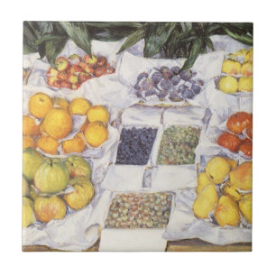 Vruchtstandaard van Gustave Caillebotte,  kunst Tegeltje