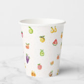 vruchtthema papieren bekers (Achterkant)