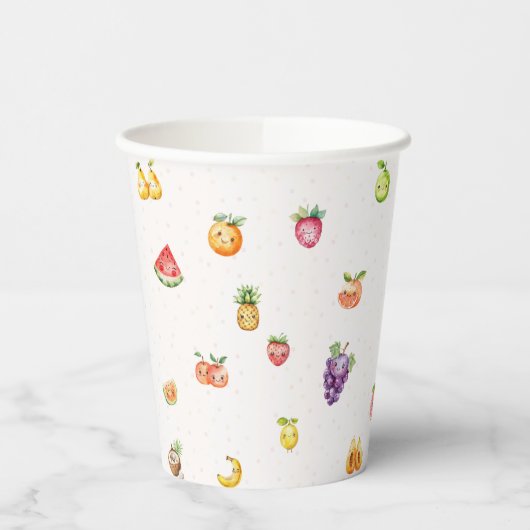 vruchtthema papieren bekers (Links)