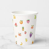 vruchtthema papieren bekers (Rechts)