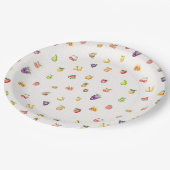 vruchtthema papieren bordje (Gekanteld)