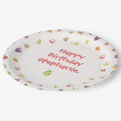 vruchtthema papieren bordje (Gekanteld)