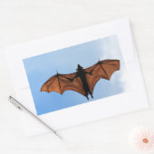 Vruchtvleermuis Rechthoekige Sticker (Envelop)