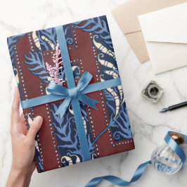 Vruchtvormig patroon, orientaal Samarkande Wrappin Cadeaupapier