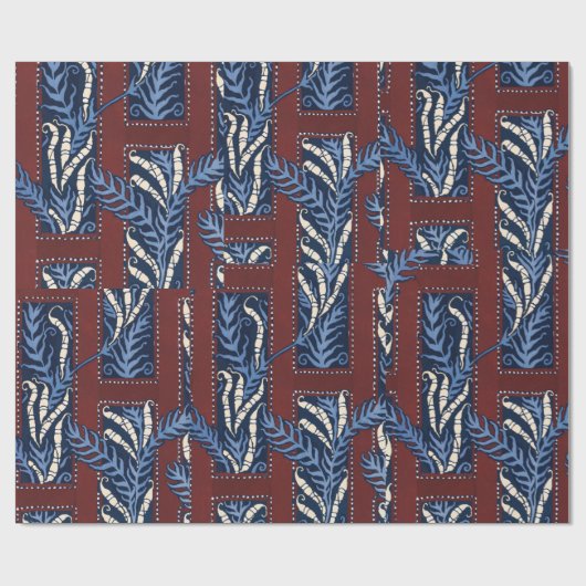 Vruchtvormig patroon, orientaal Samarkande Wrappin Cadeaupapier (Vlak)