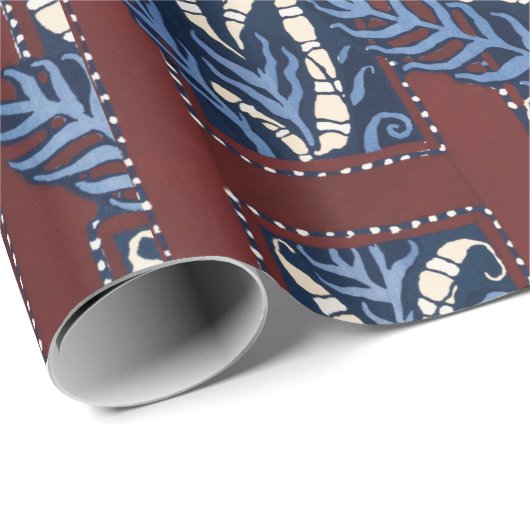 Vruchtvormig patroon, orientaal Samarkande Wrappin Cadeaupapier (Rol Hoek)