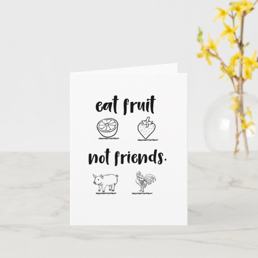 Vruchtvrije vetjes kaart (Gele Bloem)