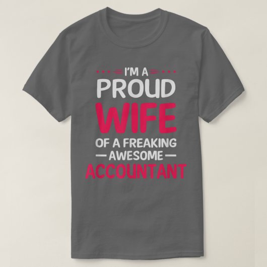 Vruchtvrouw van de Geweldige ACCOUNTANT T-Shirt (Design voorkant)