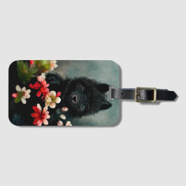 Vruchtwild bagagelabel met celflora