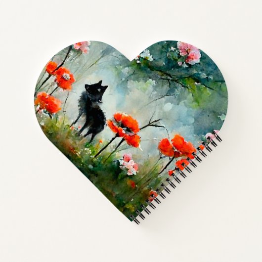 Vruchtwild notitieboek met celflora (Achterkant)