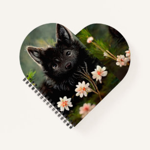 Vruchtwild notitieboek met celflora