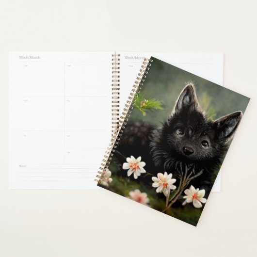 Vruchtwild notitieboek met celflora (Display)