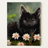 Vruchtwild notitieboek met celflora (Achterkant)