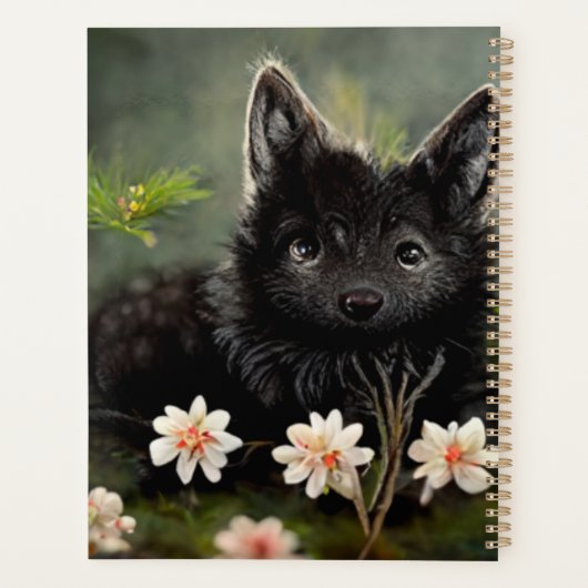 Vruchtwild notitieboek met celflora (Achterkant)