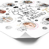`VrVerjaardagsfotocollage Foto Afdruk (Hoek)