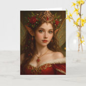 VS001_Vivid Fairy - Christmas Edition #1 Kaart (Gele Bloem)